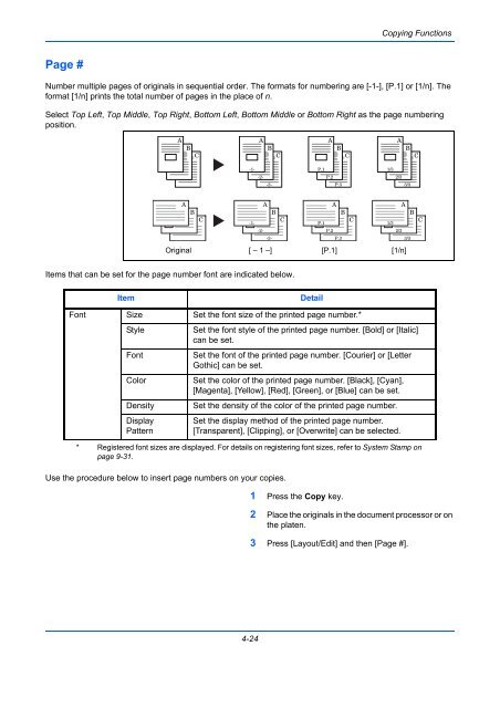 user manual - Utax