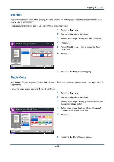 user manual - Utax