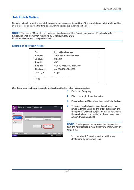 user manual - Utax