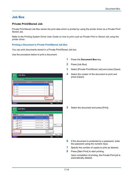 user manual - Utax