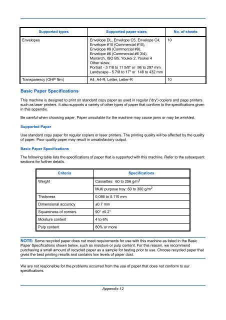 user manual - Utax