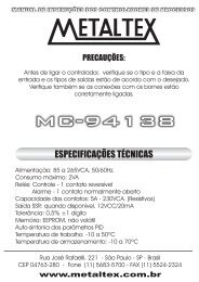 Manual m_MC941 - Metaltex