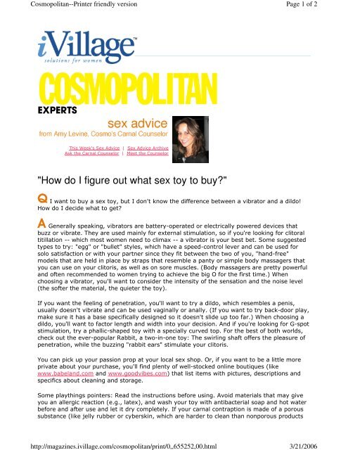 How do I figure out what sex toy to buy?" - Sex Ed Solutions How do I figure out what sex toy to buy?" - Sex Ed Solutions