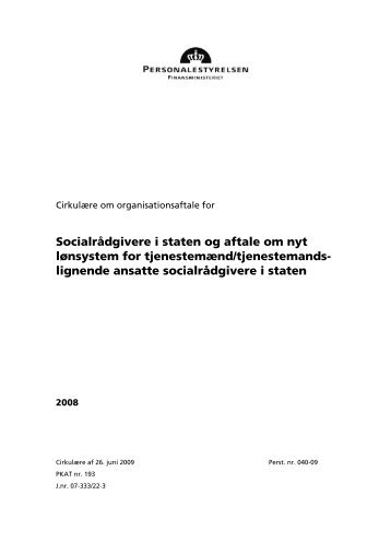 Download Organisationsaftalen - Dansk SocialrÃ¥dgiverforening