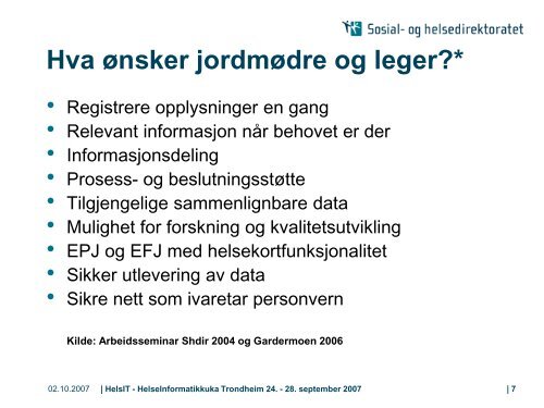 fra veske til skjerm â elektronisk helsekort for gravide