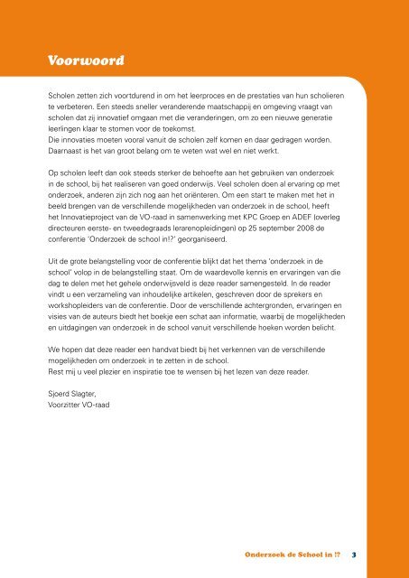 Onderzoek de school in - VO-raad