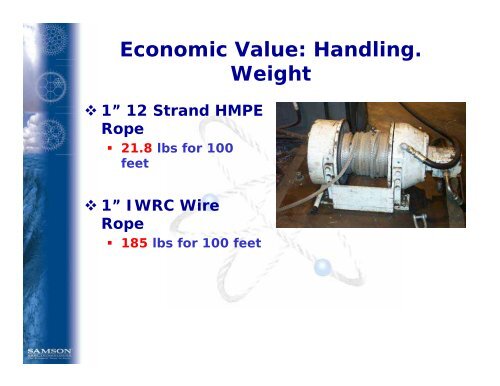 HMPE Ropes: - Samson Rope