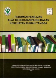 Pedoman Penilaian Alat Kesehatan dan Perbekalan Kesehatan ...