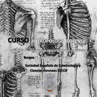Curso de Antropología forense