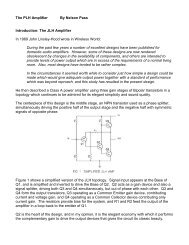 PLH AMPLIFIER - First Watt