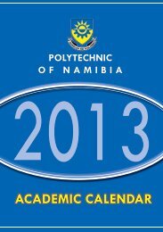 Polytechnic Of Namibia Annual Report 2011