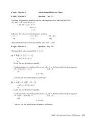 MHR • Calculus and Vectors 12 Solutions 920 Chapter 8 Section 5 ...