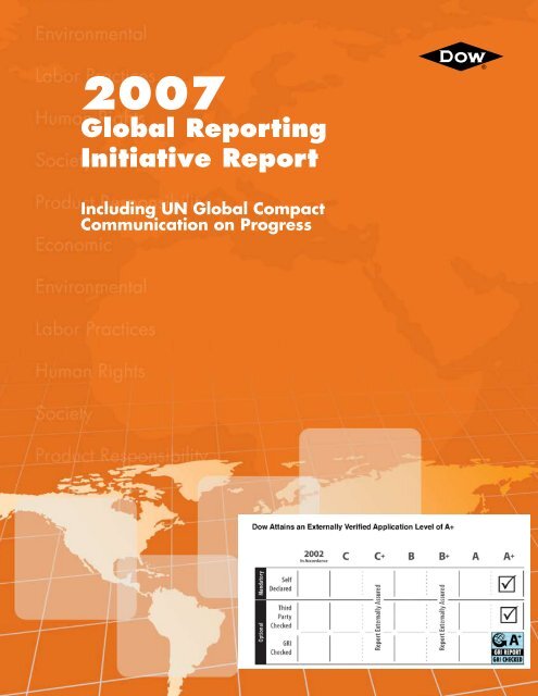 Global Reporting Initiative Report - The Dow Chemical Company