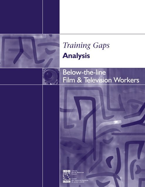 Below-the-Line Film and Television Workers - Conseil des ...