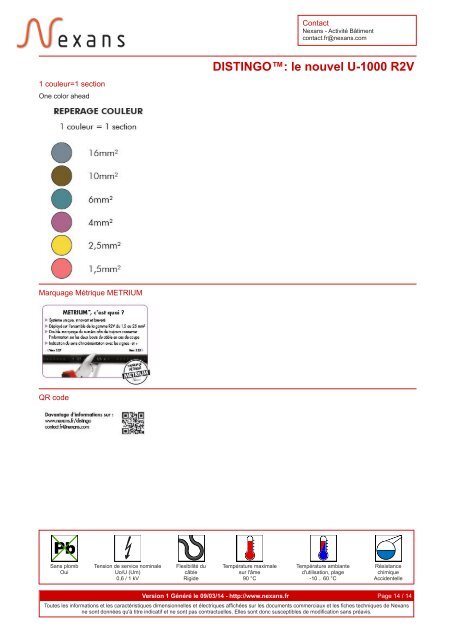 DISTINGOâ¢: le nouvel U-1000 R2V - Nexans