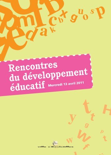 Rencontres du dÃ©veloppement Ã©ducatif - Echirolles