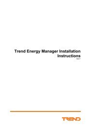 Trend Energy Manager Installation Instructions - PNet - Trend