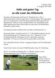 Volleyballer auf Bergtour - FC Thanheim