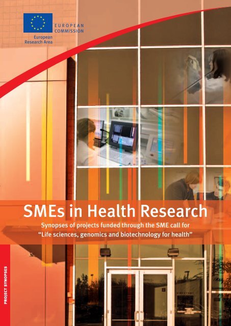 SMEs in Health Research - Synopses of projects funded ... - Europa