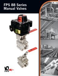 FPS 88 Series Manual Valves Brochure