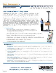 PDTâ56ED Precision Drop Tester - Garello & De Giosa snc