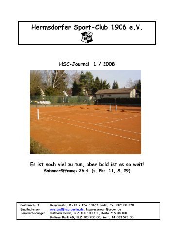 15 Jahre - Hermsdorfer Sport-Club 1906 e.V.