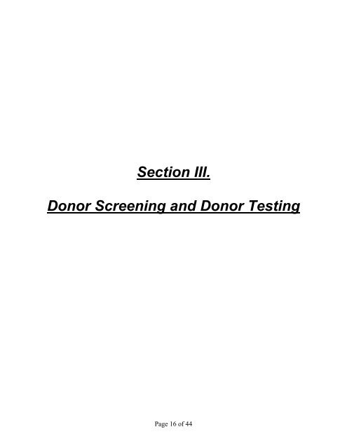 Guidance Document - American Association of Tissue Banks