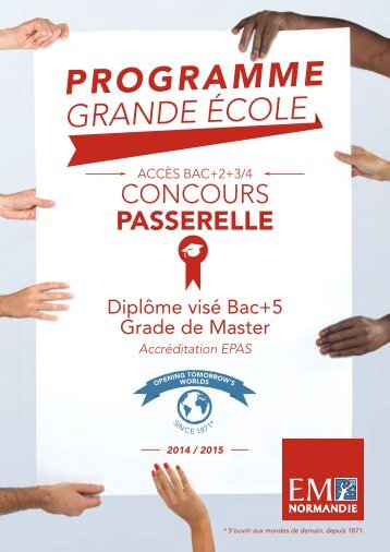 Guide Master 2013-2014 accÃ¨s Bac+2 - EM Normandie