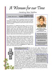 Marie Madeleine newsletterf - FCJ Sisters—Faithful Companions of ...