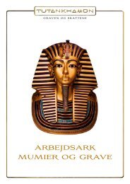 ARBEJDSARK MUMIER OG GRAVE - Tutankhamon