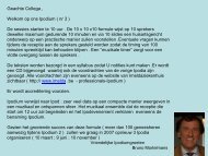 Geachte Collega , Welkom op ons Ipodium ( nr 3 ) De ... - Imelda