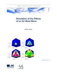 Simulation of the Effects of an Air Blast Wave - ELSA - Europa