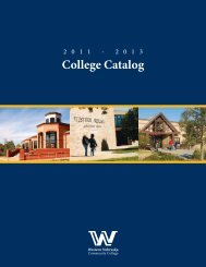 WNCC 2011-2013 College Catalog - Western Nebraska Community ...