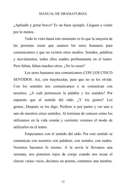 MANUAL DE DRAMATURGIA. - Tomás Urtusástegui