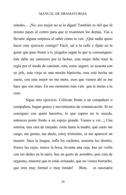 MANUAL DE DRAMATURGIA. - Tomás Urtusástegui