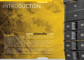 INTRODUCTION? - SKP Pro Audio