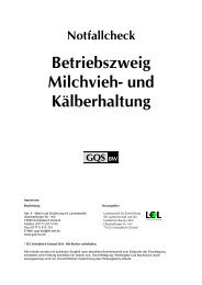 Betriebszweig Milchvieh - Infodienst - Landwirtschaft, ErnÃ¤hrung ...