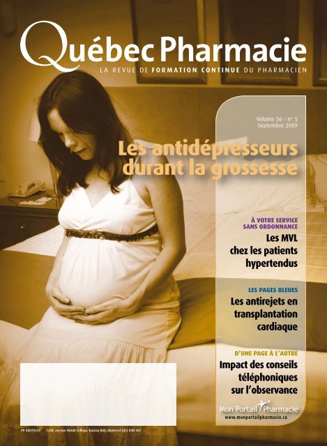 Les antidÃ©presseurs durant la grossesse : des ... - Profession SantÃ©