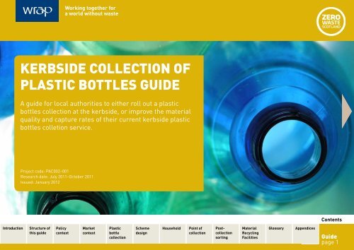 Kerbside collection of plastic bottles Guide - Eunomia Research ...