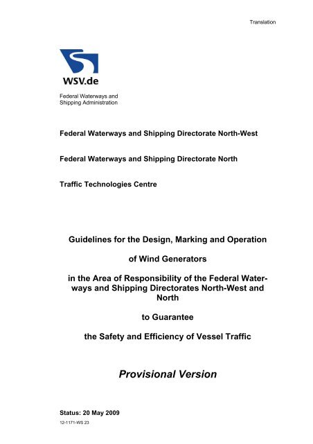 Guidelines for the Design, Marking and Operation of Wind ...