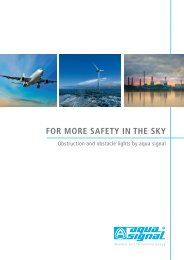 contents: aqua signal – for more safety in the sky