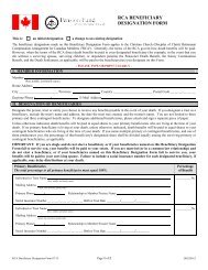 RCA BENEFICIARY DESIGNATION FORM - Pension Fund