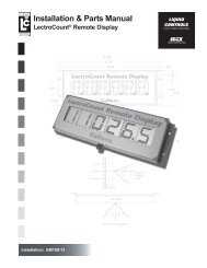 LectroCount Remote Display - Liquid Controls