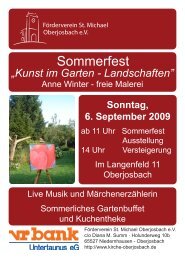 2009-08 sommerfest.pdf - FÃ¶rderverein St. Michael Oberjosbach eV