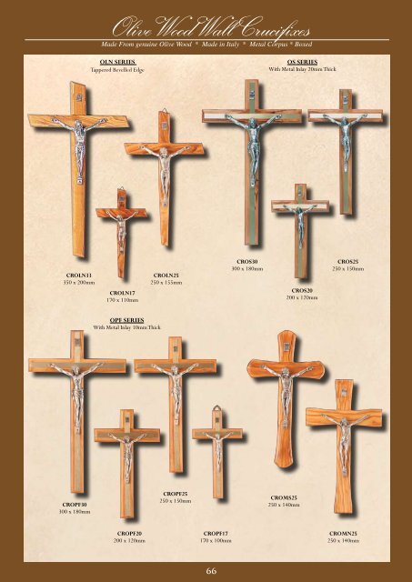 St Benedict Crucifixes - Christian Supplies