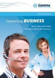 Company Profile - Gamma Business Communications