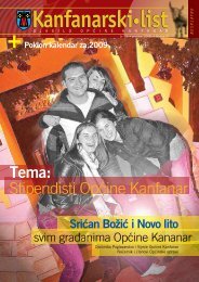 Tema: Stipendisti OpÄine Kanfanar