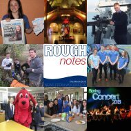 Download a PDF file of Rough Notes HERE - The Woodroffe School