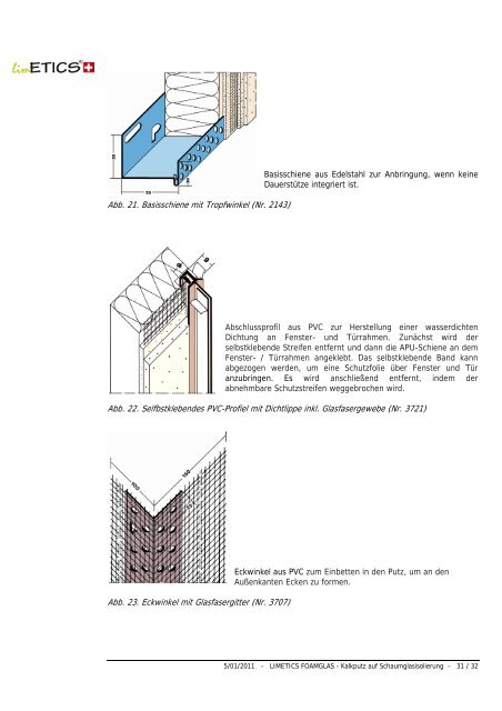 Kalkputz auf Schaumglasisolierung - J. Reinisch & Co. KG - SAS