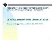 nuova edizione della Guida CEI 82-25 - Sunsim.it